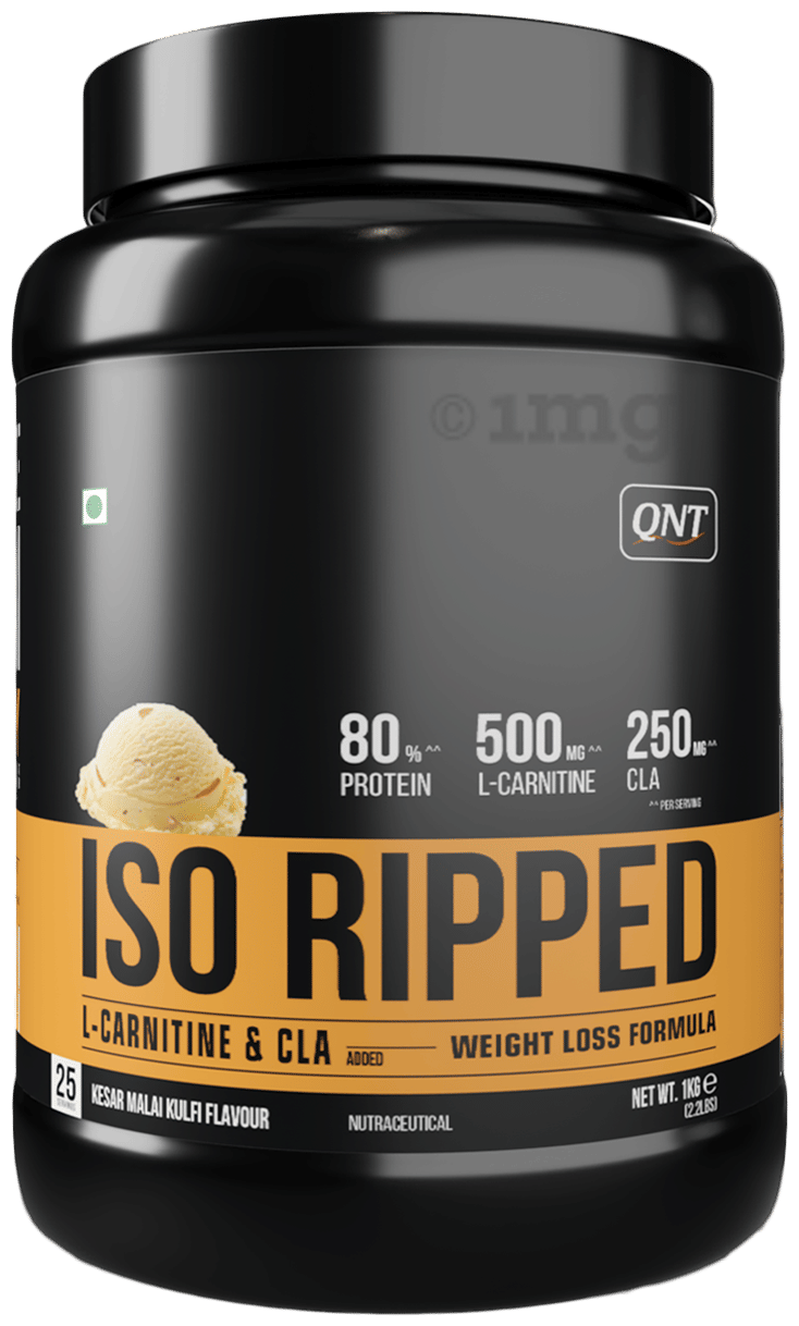 Qnt Iso Ripped 1 Kg Kesar Malai Kulfi - front