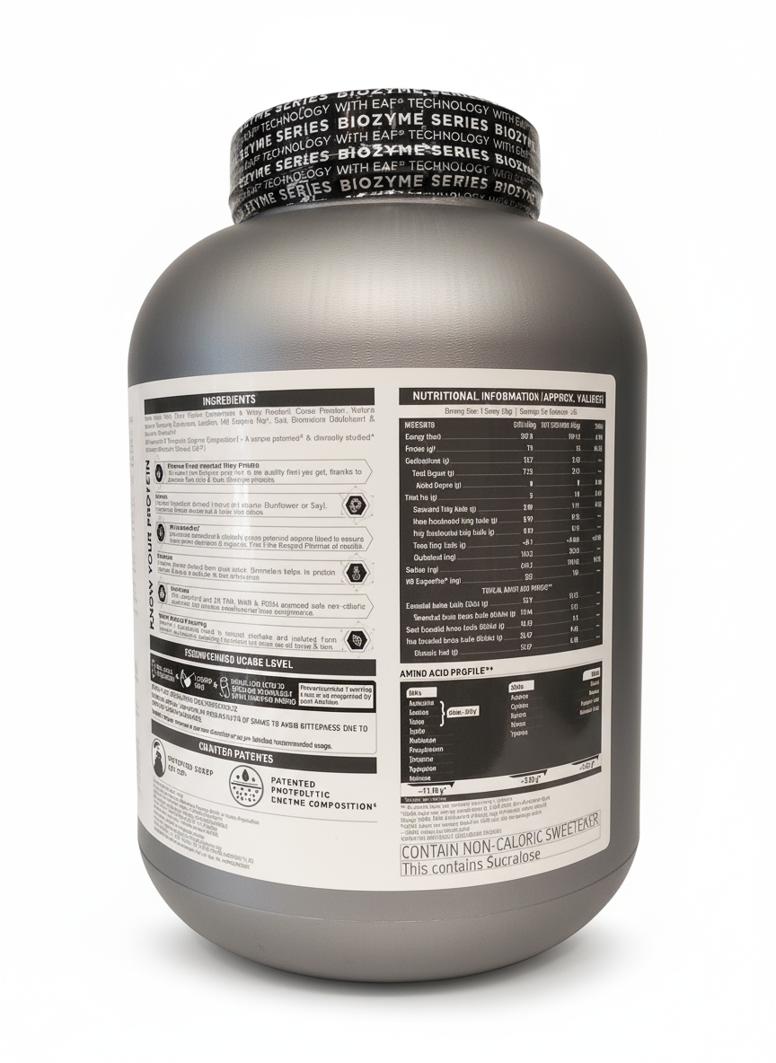 Muscleblaze Biozyme Performance Whey 2 Kg Rich Chocolate - back