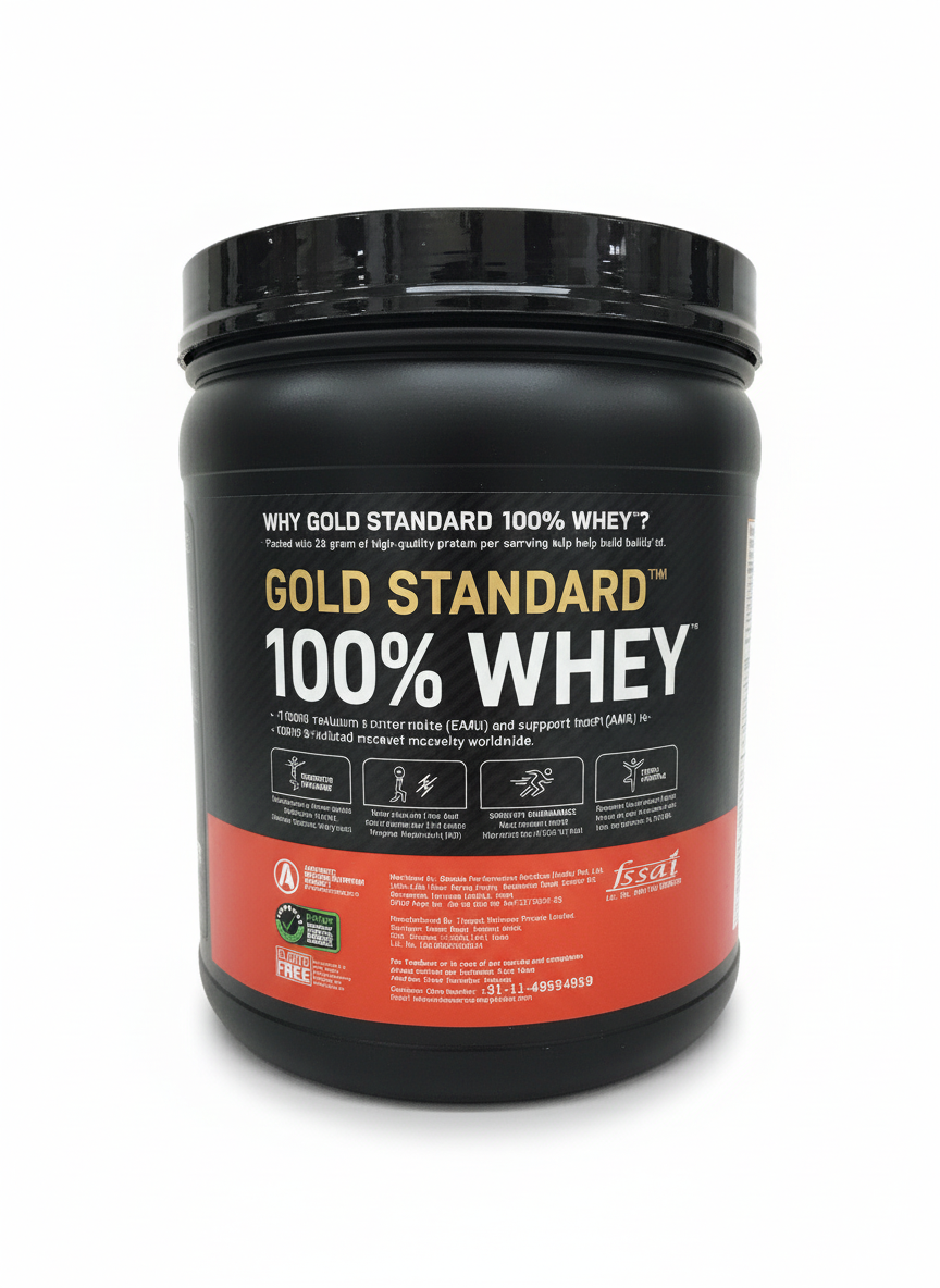 Optimum Nutrition Gold Standard 100% Whey 4 Kg Double Rich Chocolate - side