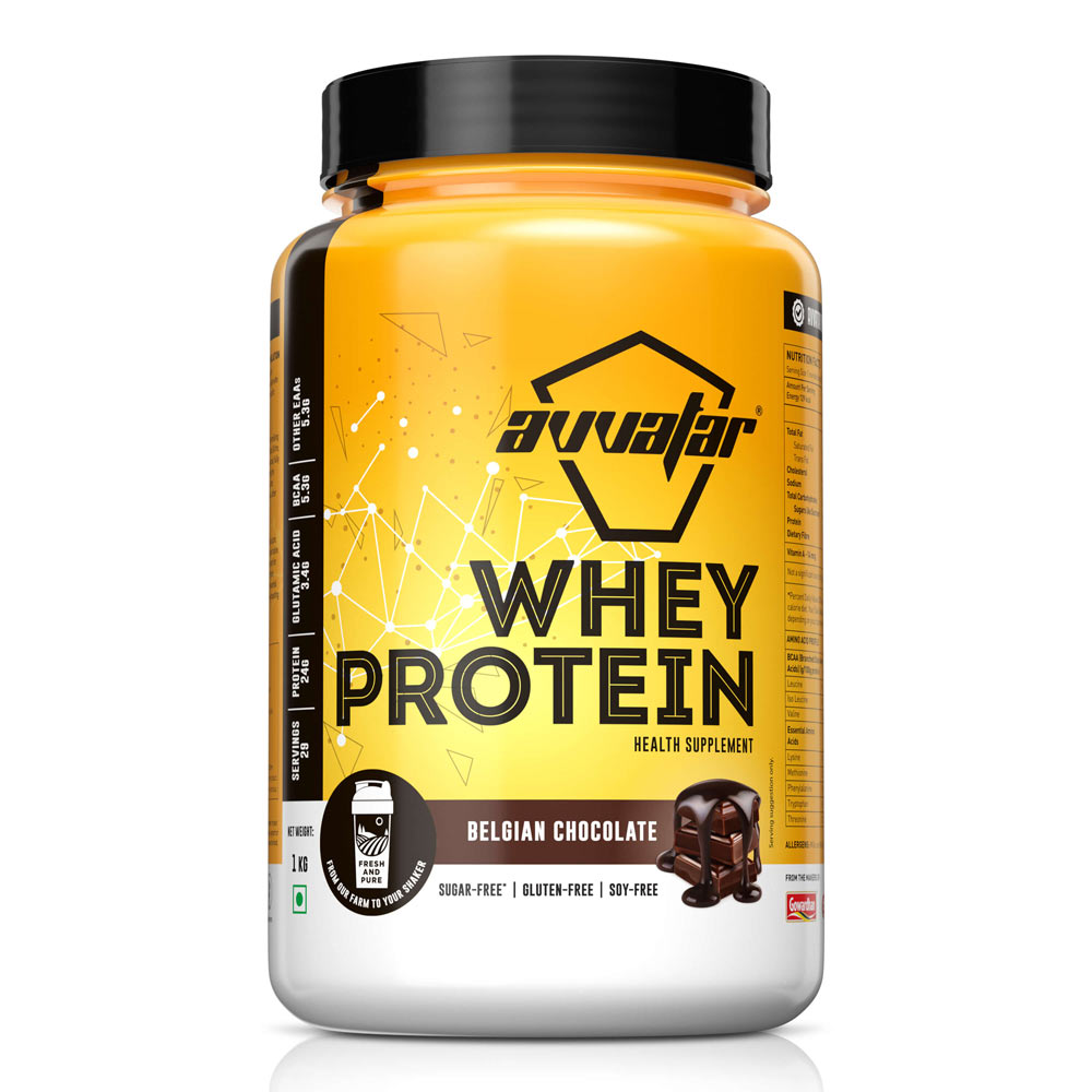 Avvatar Whey 1Kg Belgian Chocolate - Front