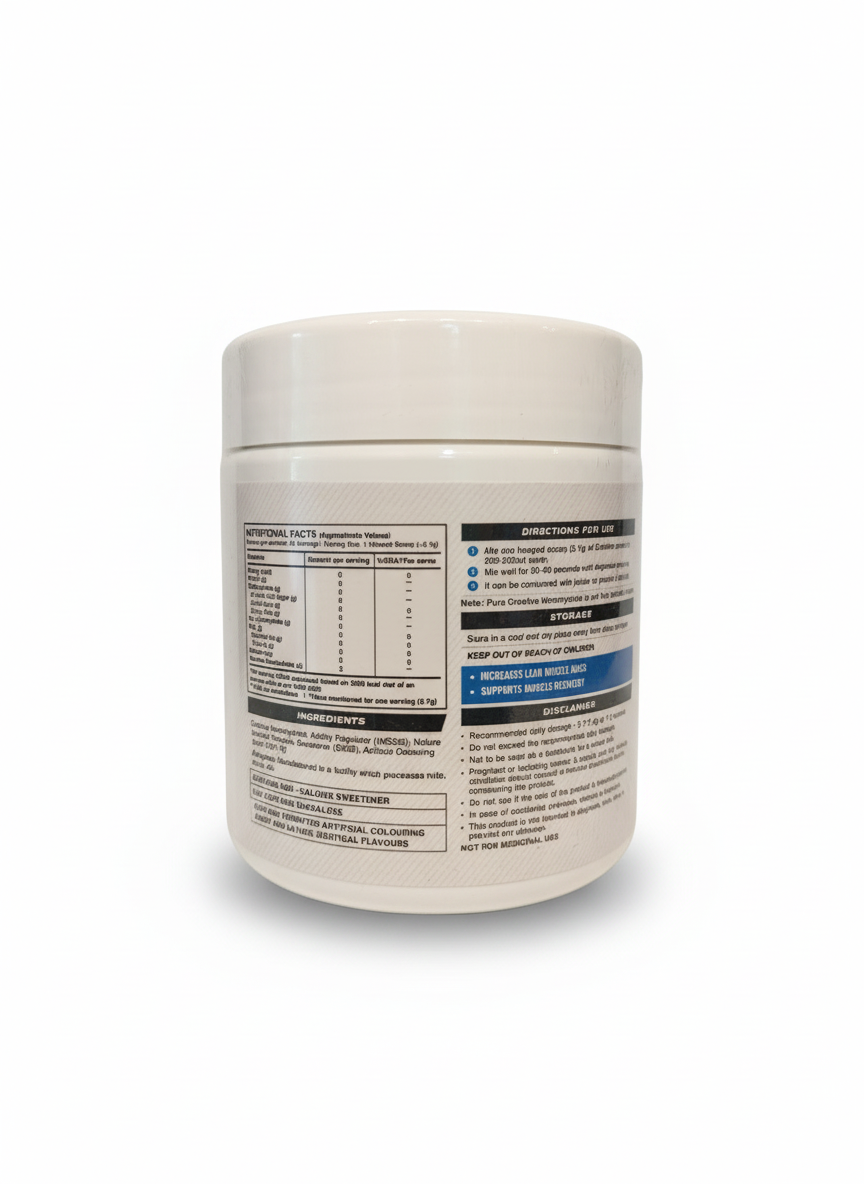 Wellcore Creatine Monohydrate 122 Gm Tropical Tango - side