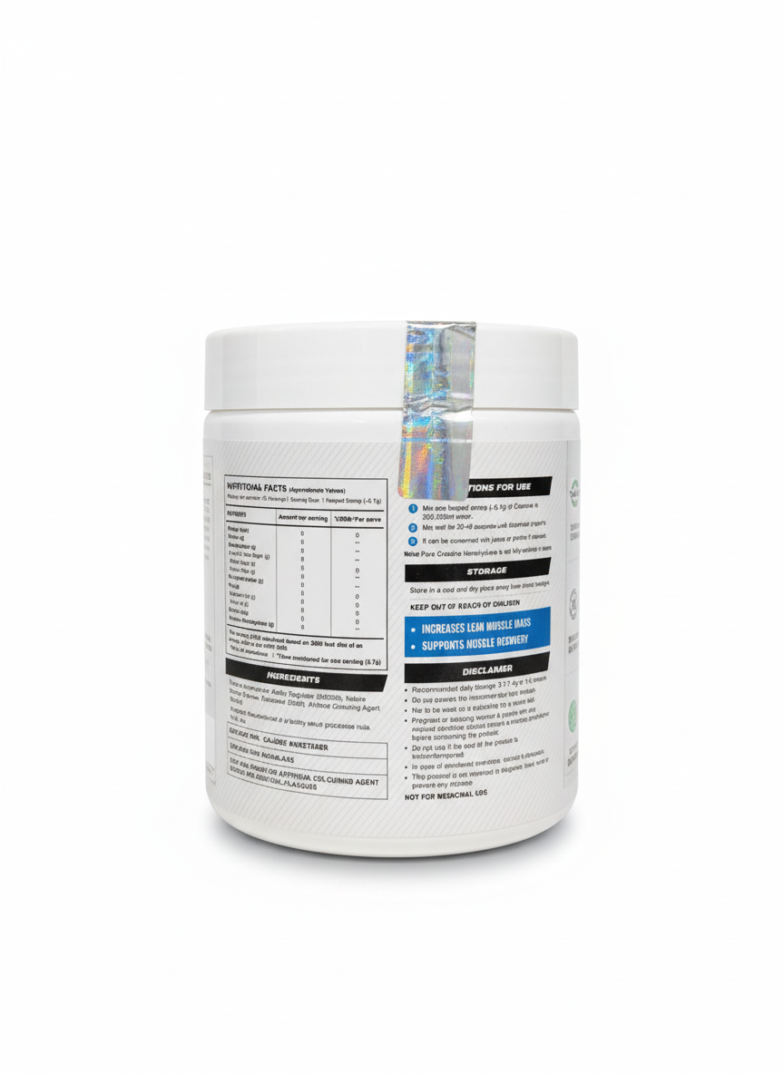 Wellcore Creatine Monohydrate 307 Gm Fruit Fusion - side