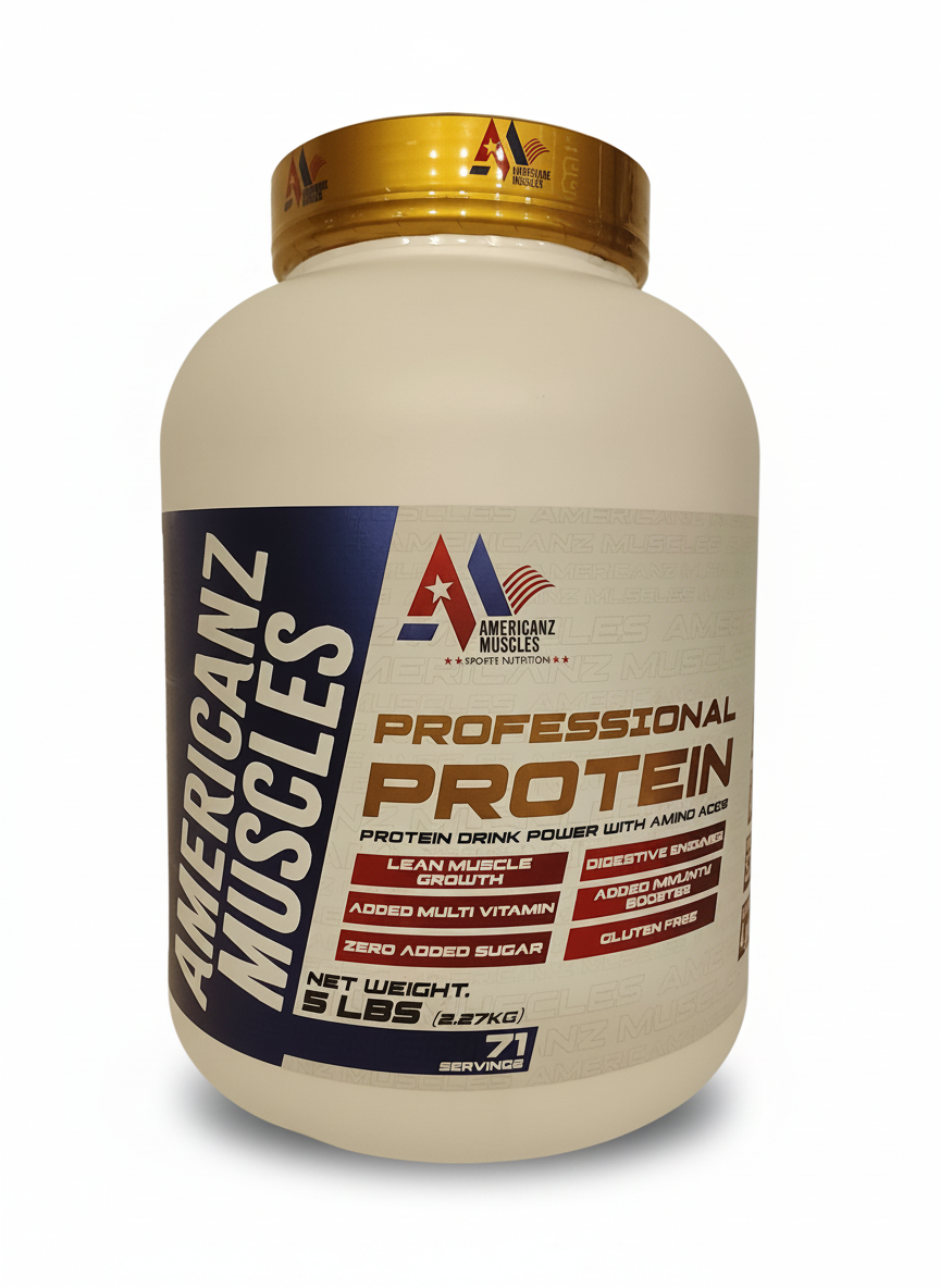 Americanz Muscles Professional Protein 2.27 Kg Irish Coffee - front