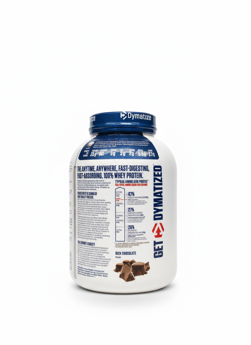 Dymatize Elite 100% Whey 2.3 Kg Rich Chocolate - side