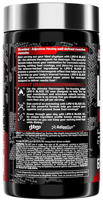 Nutrex Lipo6 Black Ultra Concentrate 60 Capsules