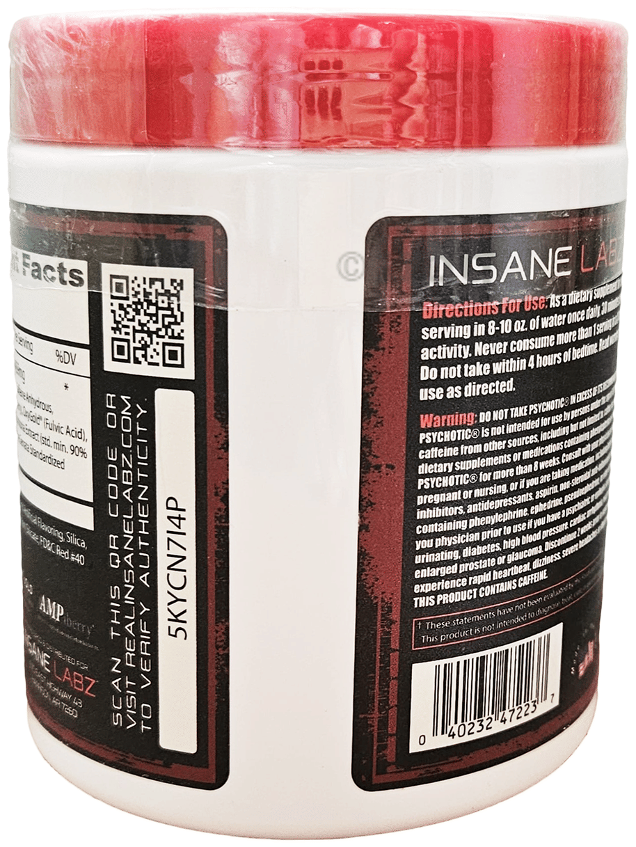 Insane Labz Psychotic Pre-Workout 214 Gm Watermelon