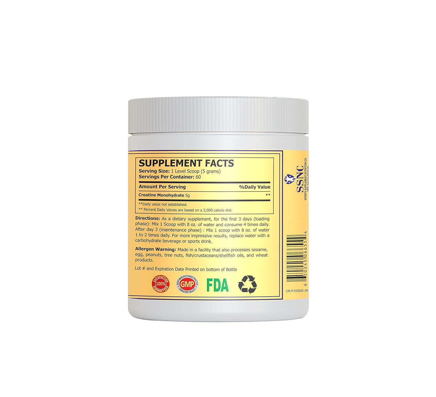 Sunline Alaska Creatine | Mass Building | Energy Production | 300Gram,60 Servings