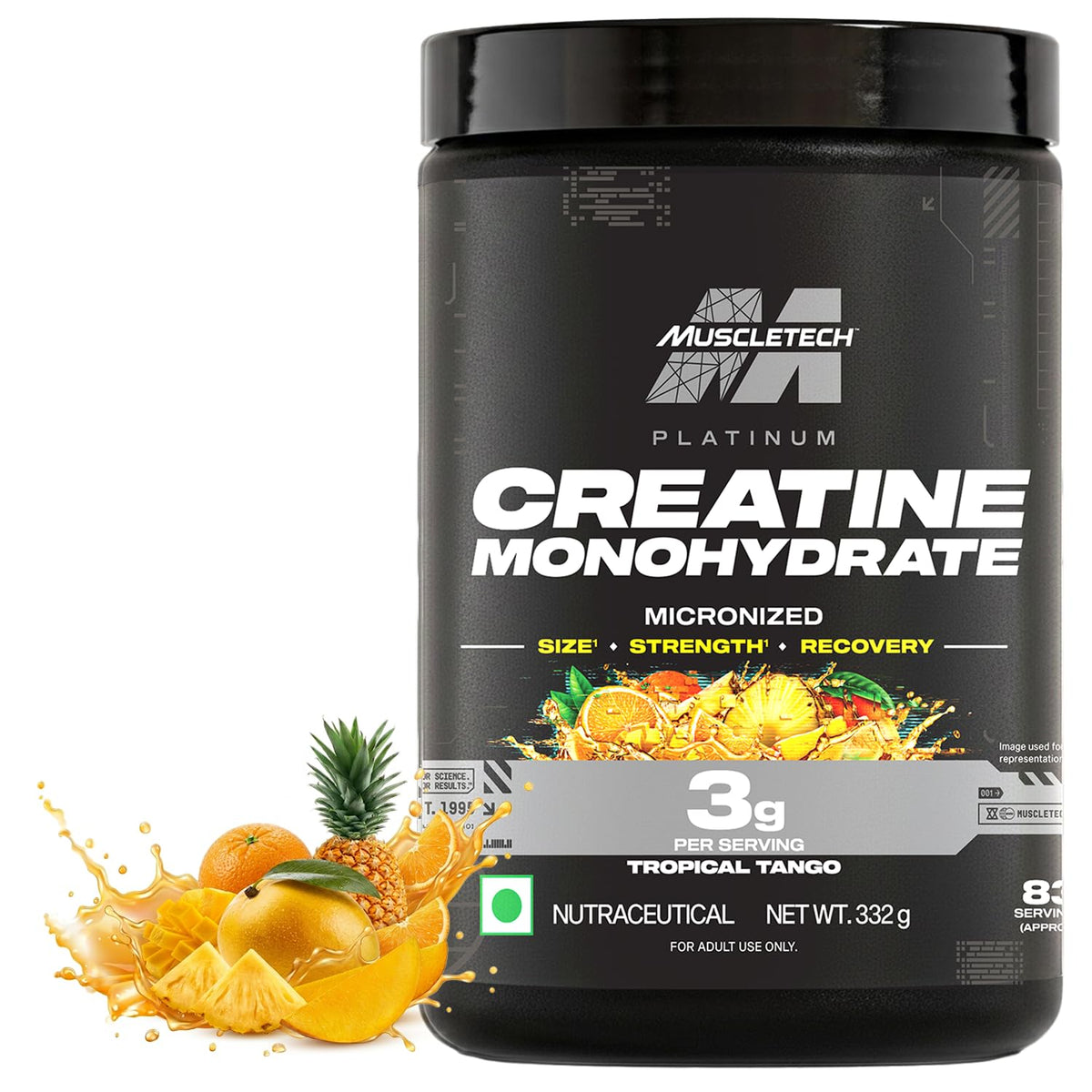 MUSCLETECH CREATINE MONOHYDRATE 315 GM TROPICAL TANGO