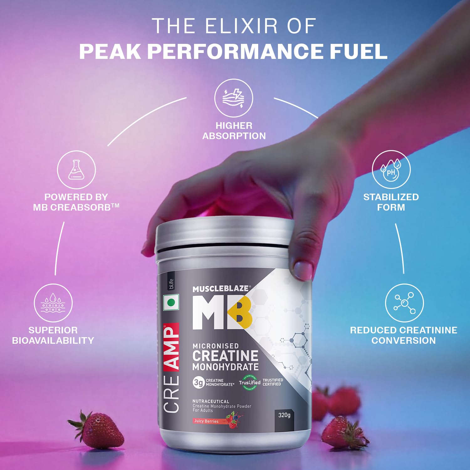 Muscleblaze Creatine Creamp 100g Watermelon Kool Aid