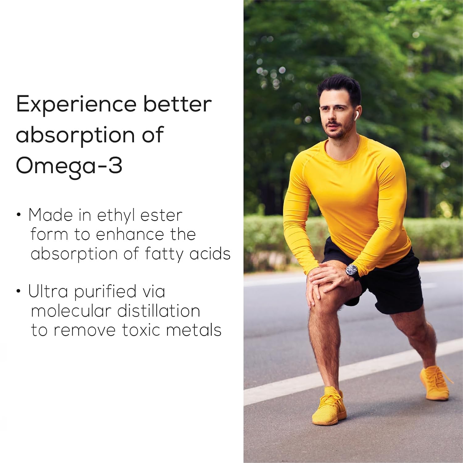 TrueBasics Omega 3 Fish Oil (90 Capsules) | Triple Strength with 1150mg Omega, 525mg EPA & 375mg DHA | For Healthy Heart, Eyes & Joints, 90 grams