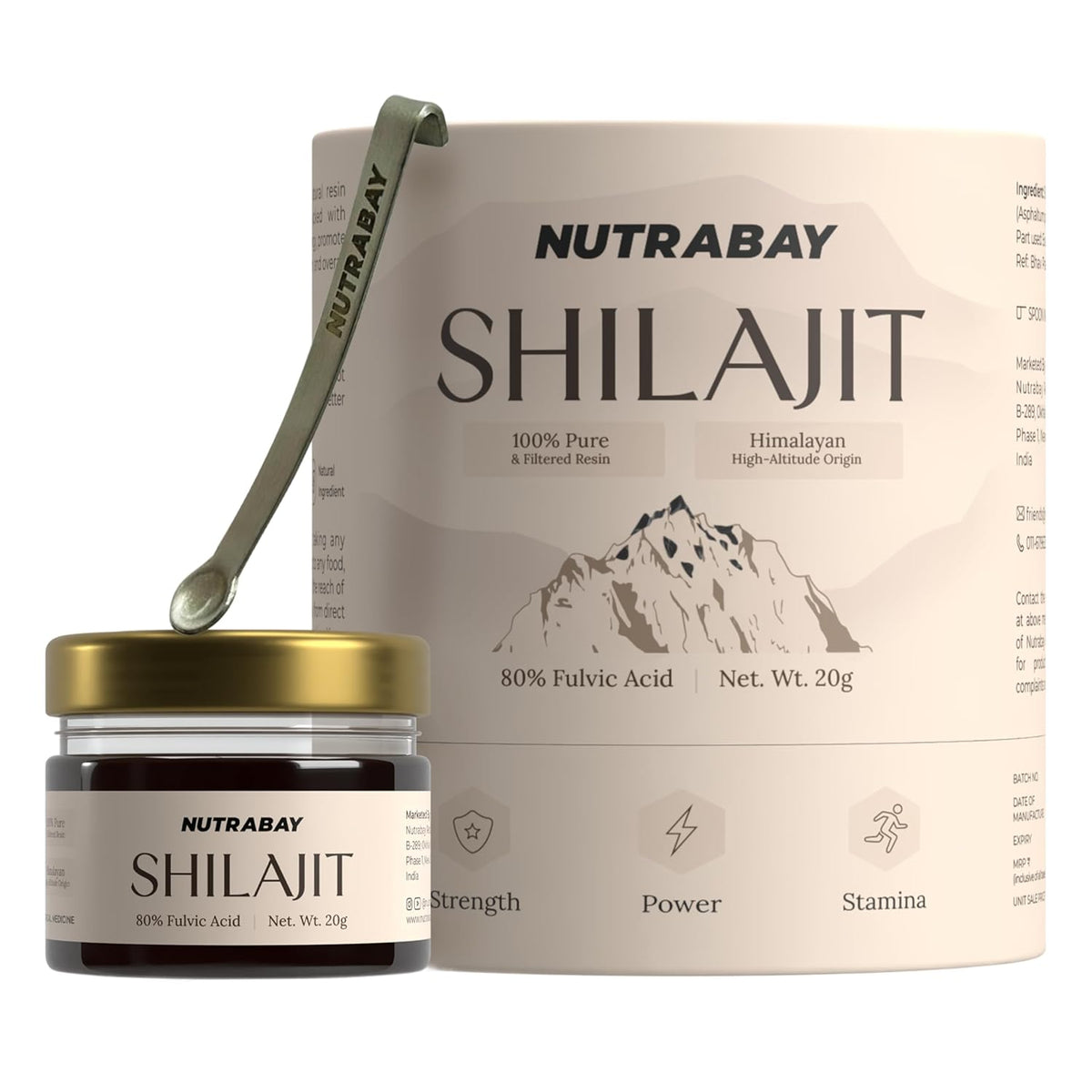 NUTRABAY SHILAJIT 20 GM