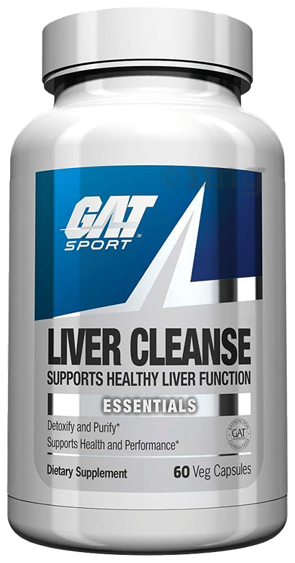 Gat Sport Liver Cleanse Essencials 60 Veg Capsules - front