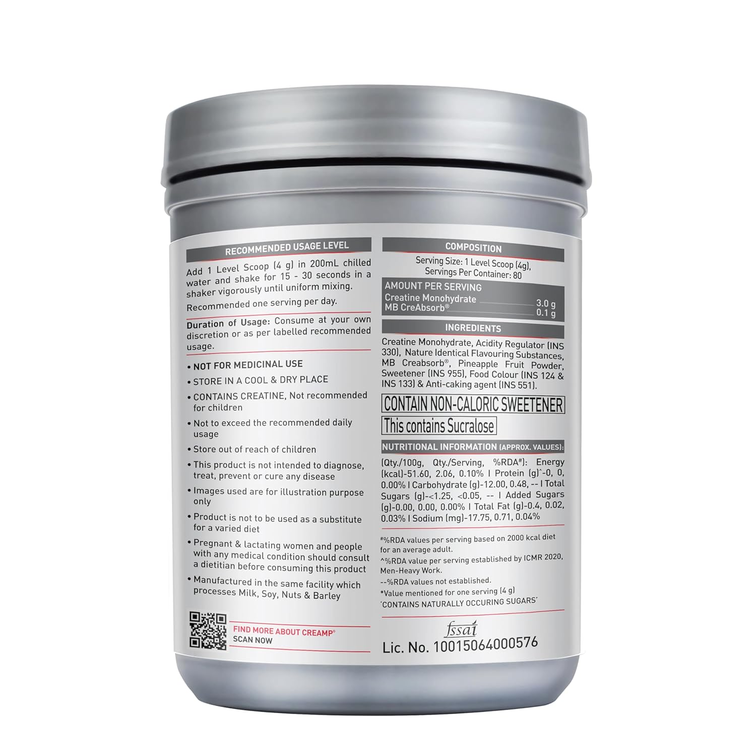 Muscleblaze Creatine Creamp 100g Watermelon Kool Aid