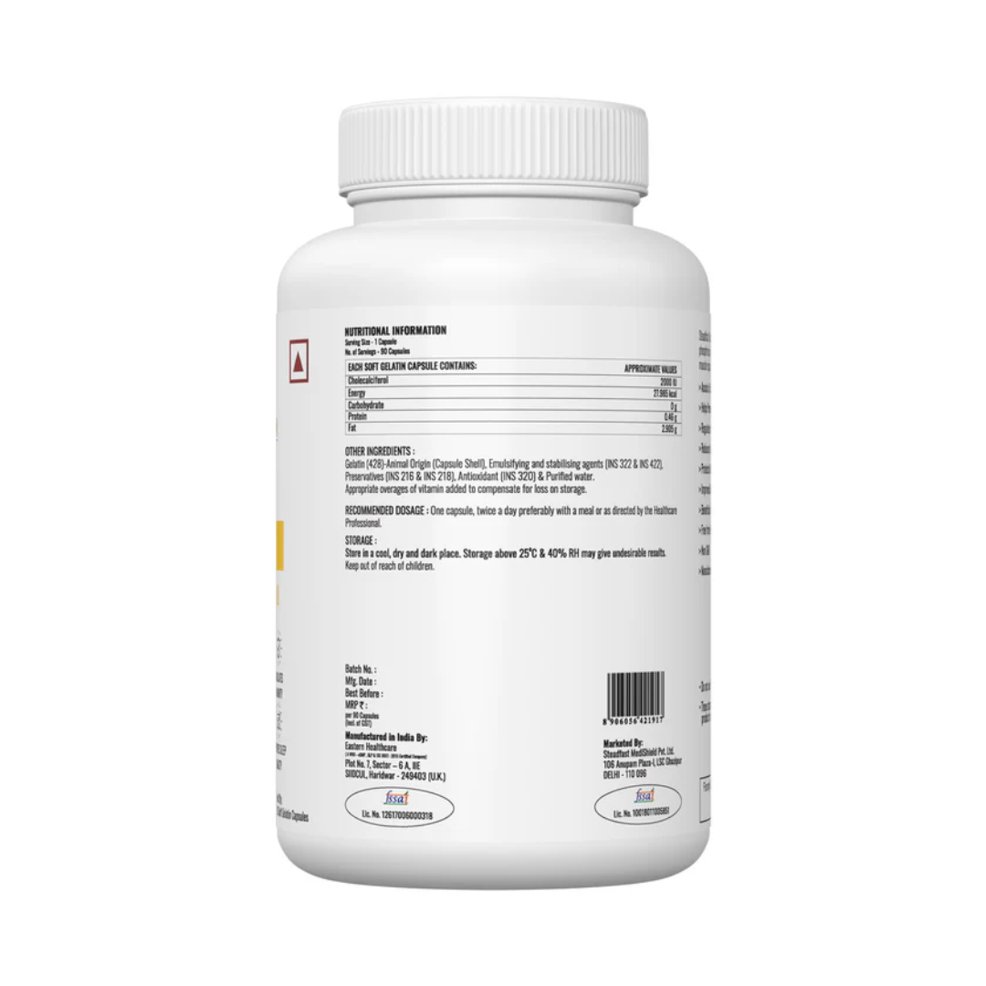 Steadfast Vitamin D3 90 Cap image 1