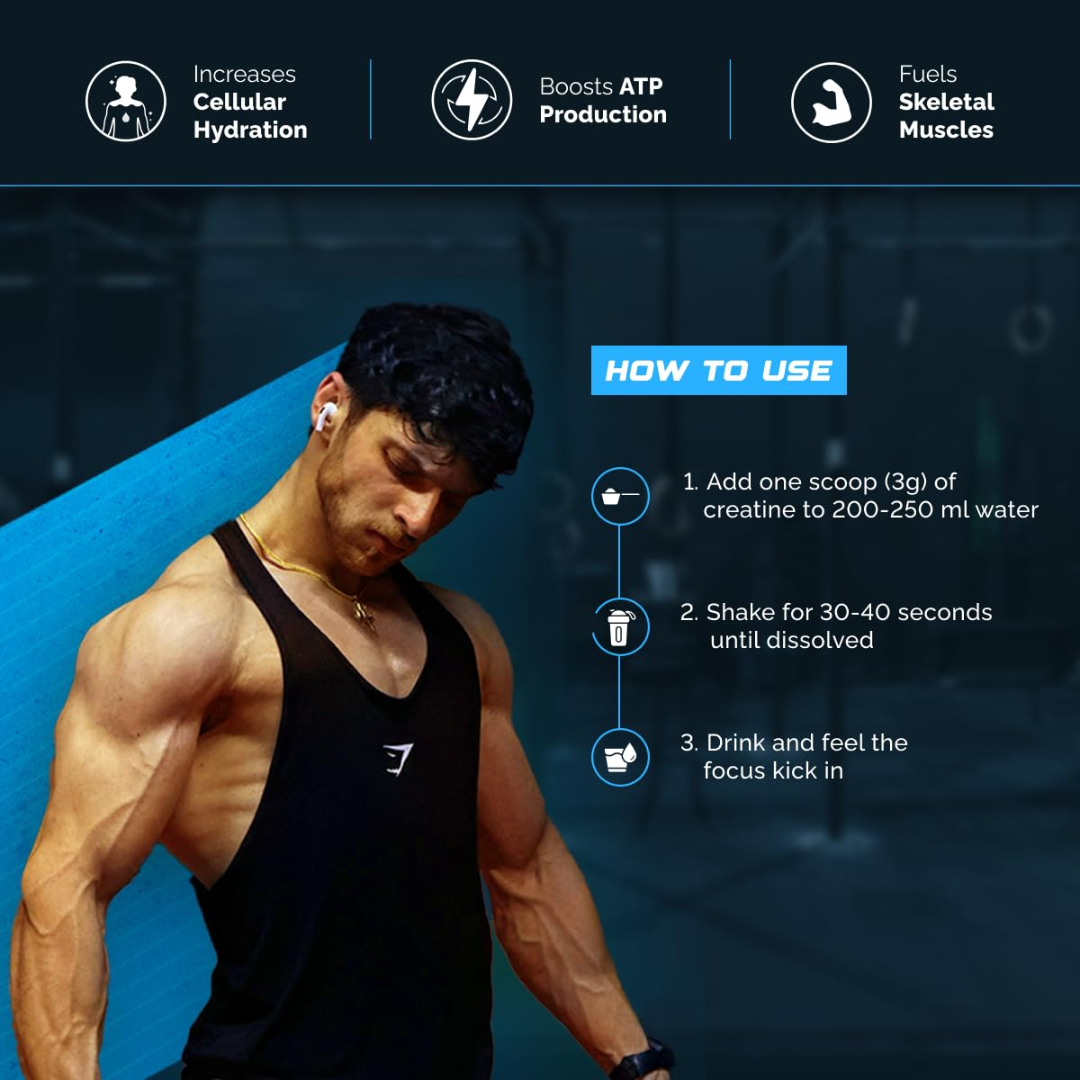 Wellcore Creatine Monohydrate 100gm (33 serv) image 2