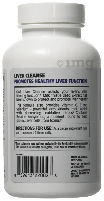 GAT SPORT LIVER CLEANSE ESSENCIALS 60 VEG CAPSULES