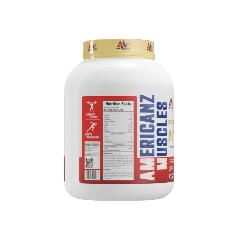 AMERICANZ MUSCLES PROFESSIONAL NITRO PLUS 1.81 KG CHOCOLATE FUDGE BROWNIE