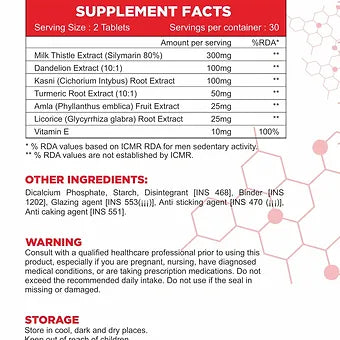 Muscle Gears Liver Support 60 Tablets