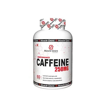 MUSCLE GEARS CAFFEINE 250 MG 60 CAPSULES