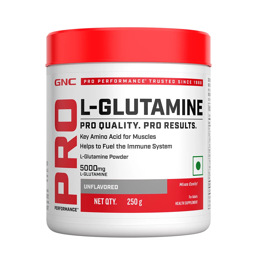 Gnc Pro Performance L-Glutamine 250 Gm Unflavoured - front