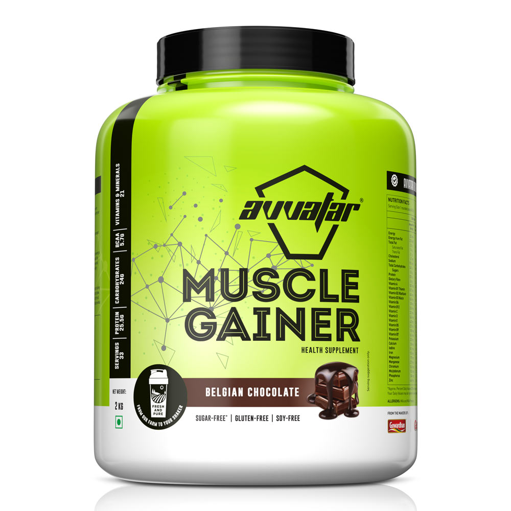 AVVATAR MUSCLE GAINER 2 KG BELGIAN CHOCOLATE