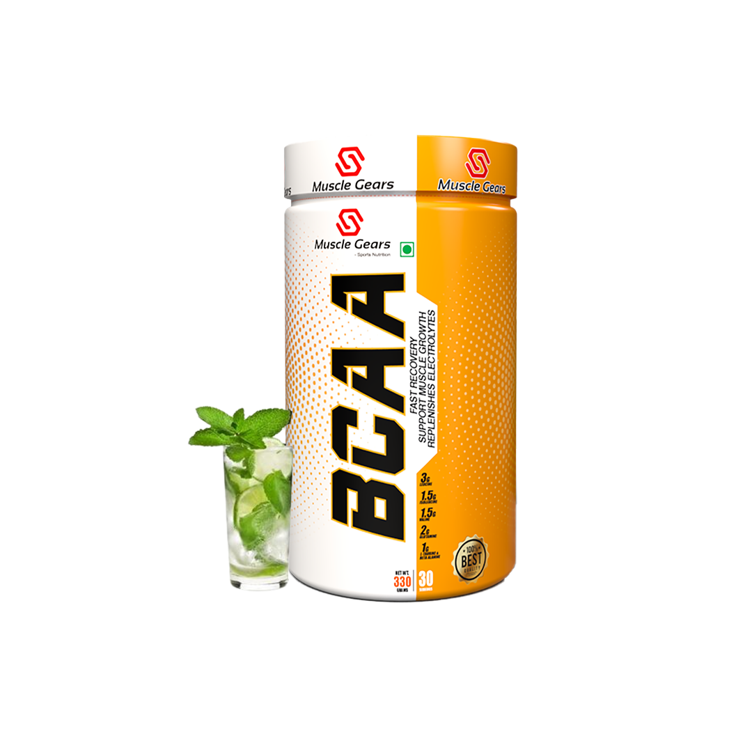 MUSCLE GEARS BCAA 330 GM MINT MOJITO