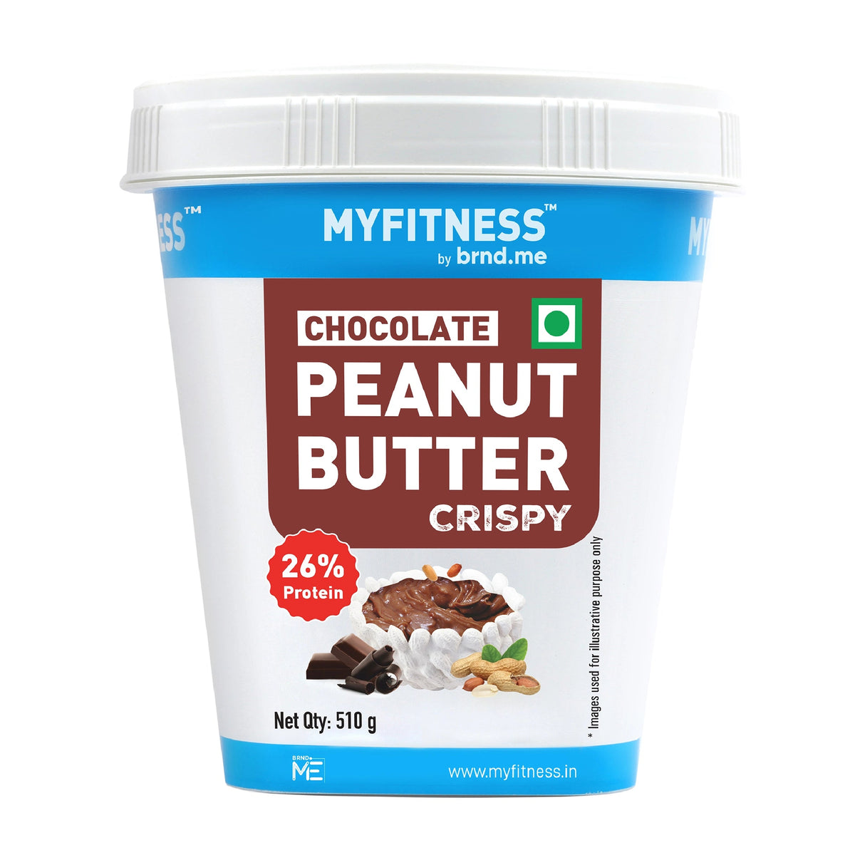 MYFITNESS PEANUT BUTTER 510 GM CHOCOLATE CRISPY