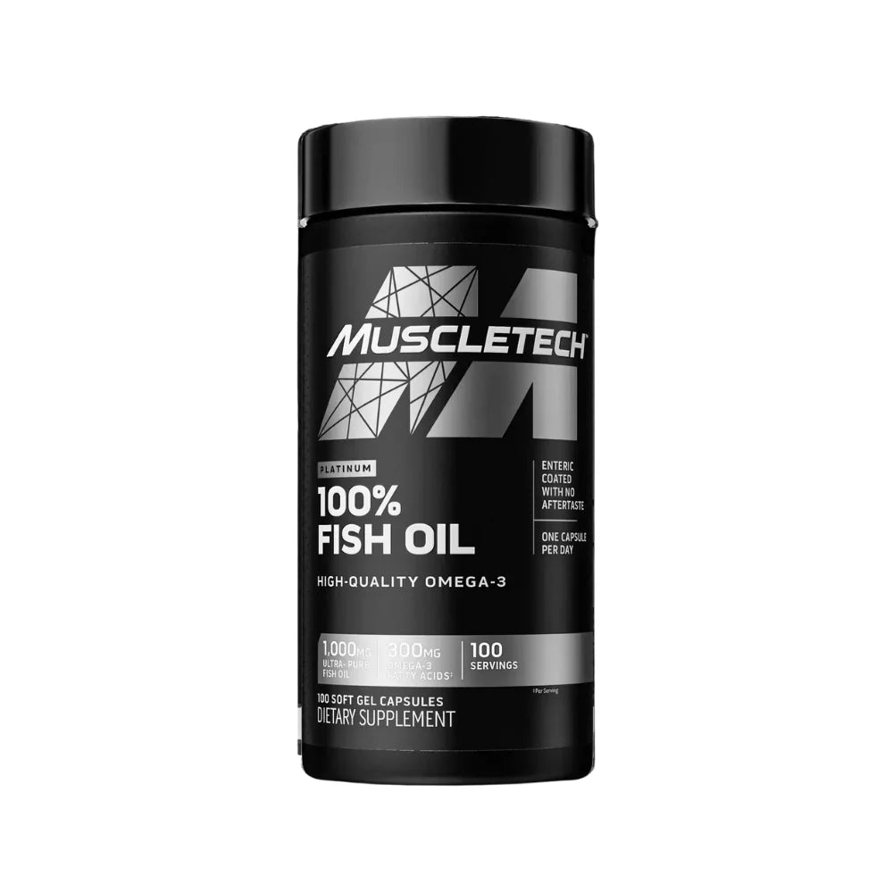 Muscletech Platinum 100% Fish Oil Omega-3 100 Capsules