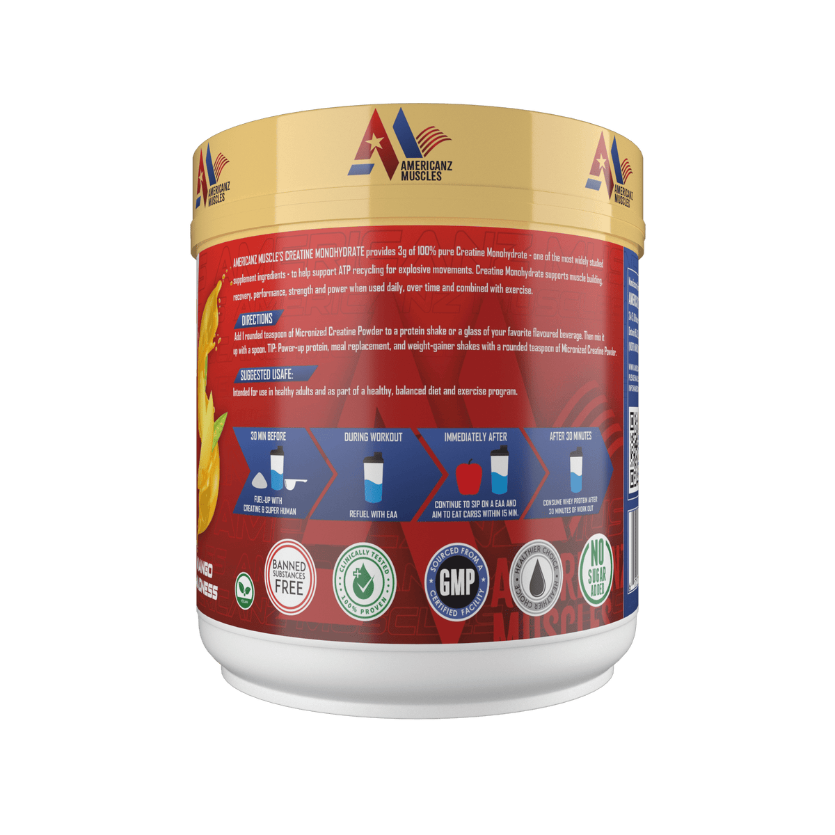 AMERICANZ MUSCLES EAA+NOOTROPICS 8:1:1 300 GM MELON BOMB