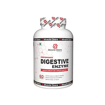 MUSCLE GEARS DIGESTIVE ENZYME 60 CAPSULES