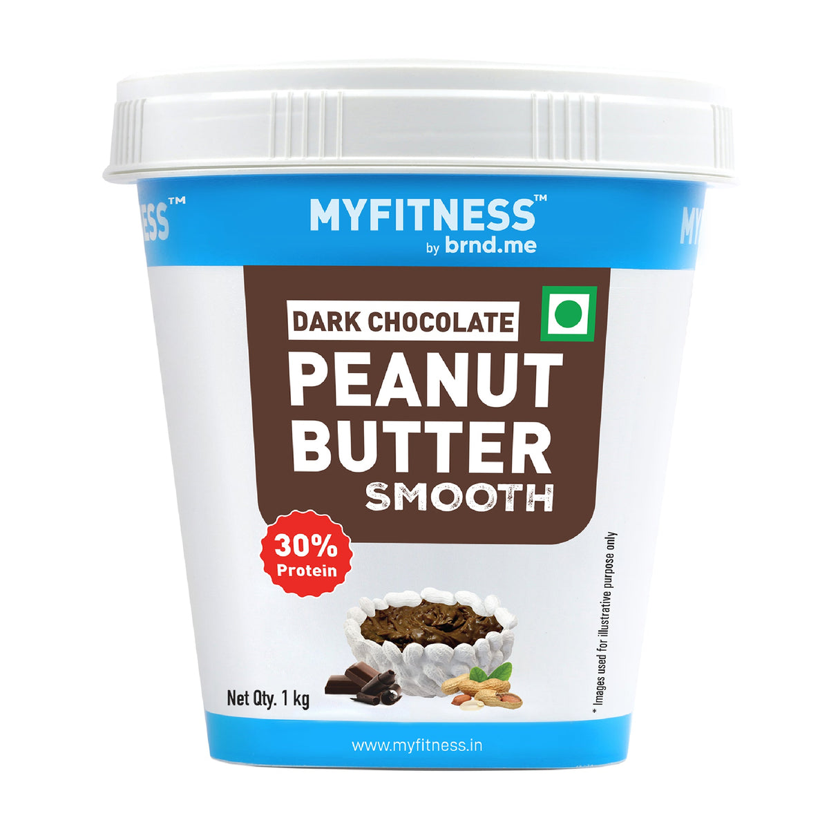 MYFITNESS PEANUT BUTTER 1 KG DARK CHOCOLATE SMOOTH
