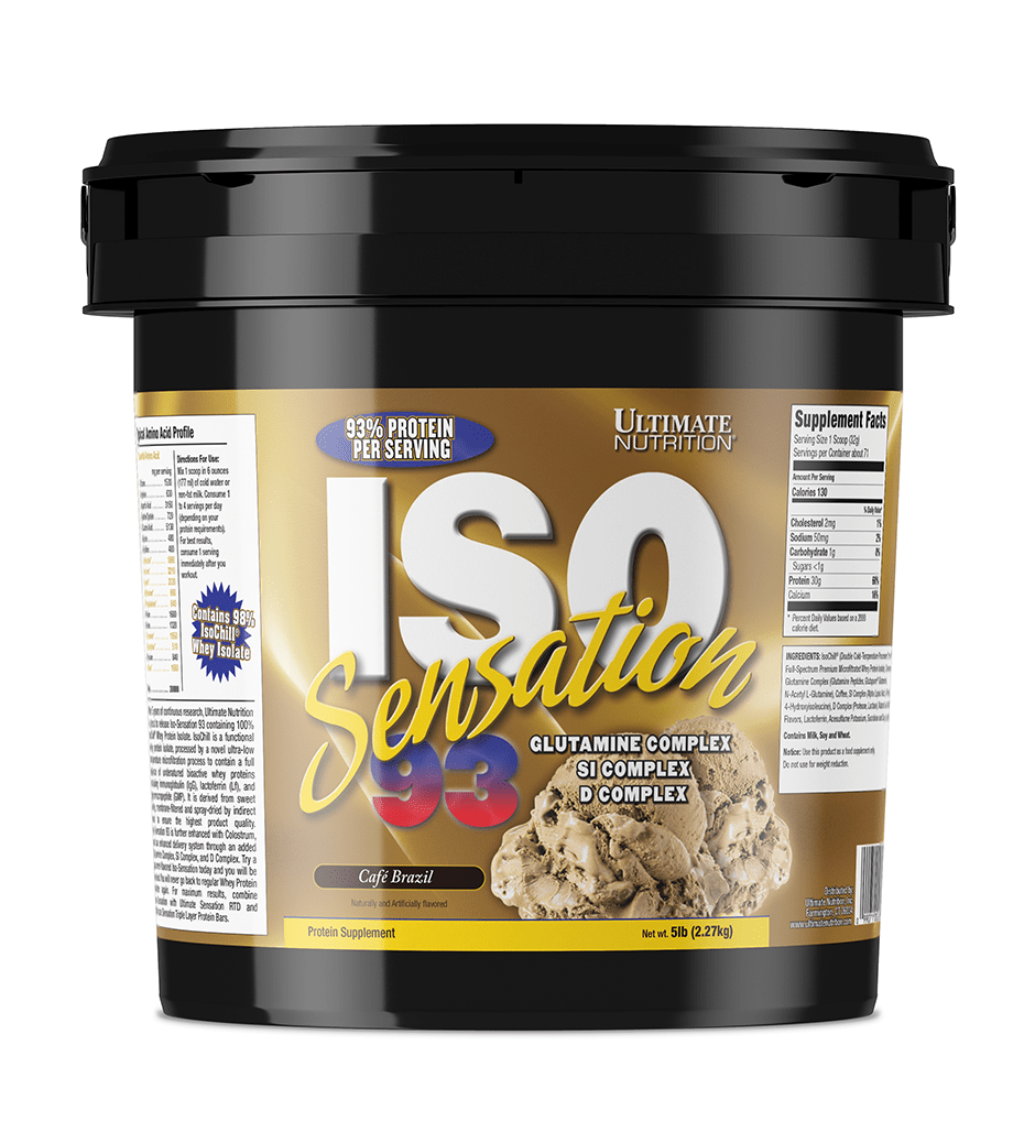 ULTIMATE NUTRITION ISO SENSATION 2.27 KG CAFE BRAZIL