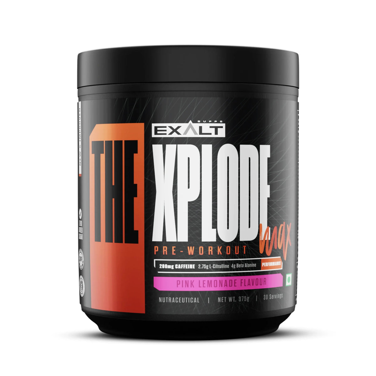 EXALT XPLODE MAX PRE-WORKOUT 375 GM PINK LAMONADE