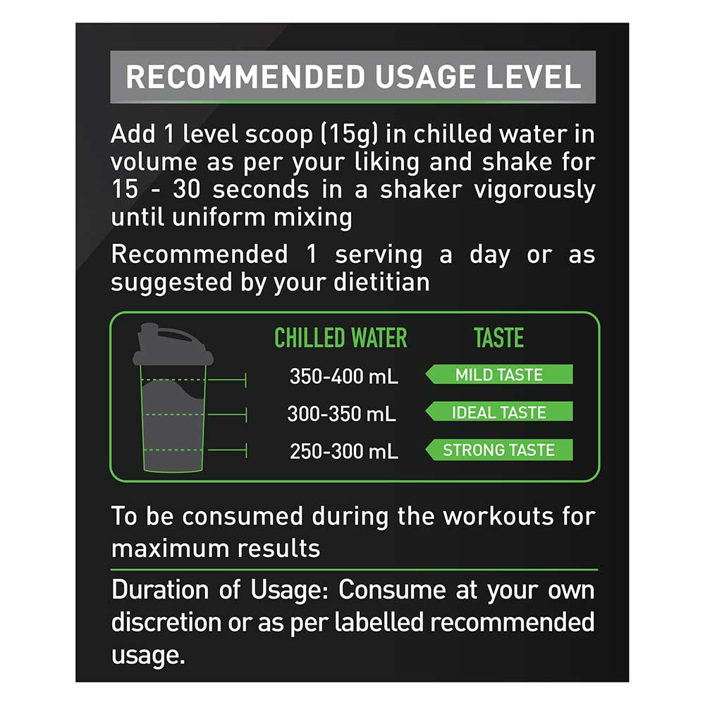 Muscleblaze BCAA Pro 450 Gm Green Apple