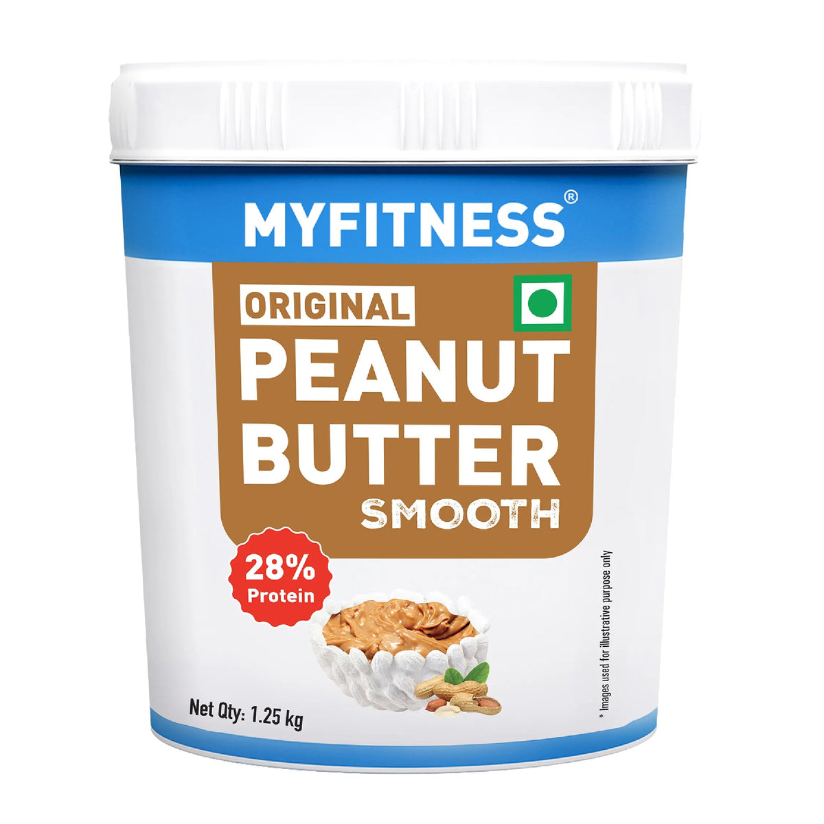 MYFITNESS ORIGINAL PEANUT BUTTER 1.25 KG SMOOTH