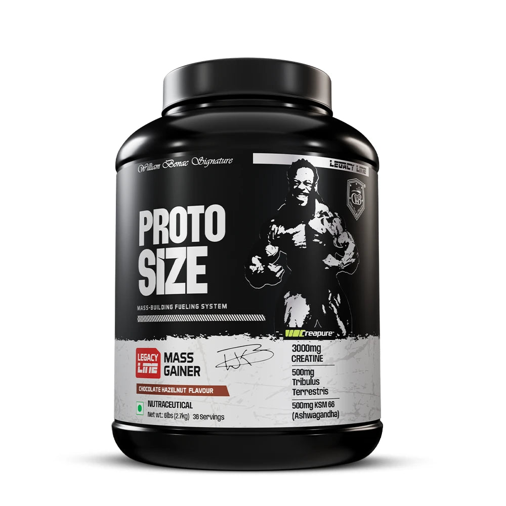 WILLIAM BONAC SIGNATURE PROTO SIZE MASS GAINER 2.7 KG CHOCOLATE HAZELNUT