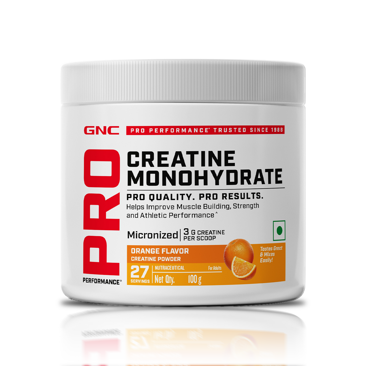 GNC PRO PERFORMANCE CREATINE 100 GM ORANGE