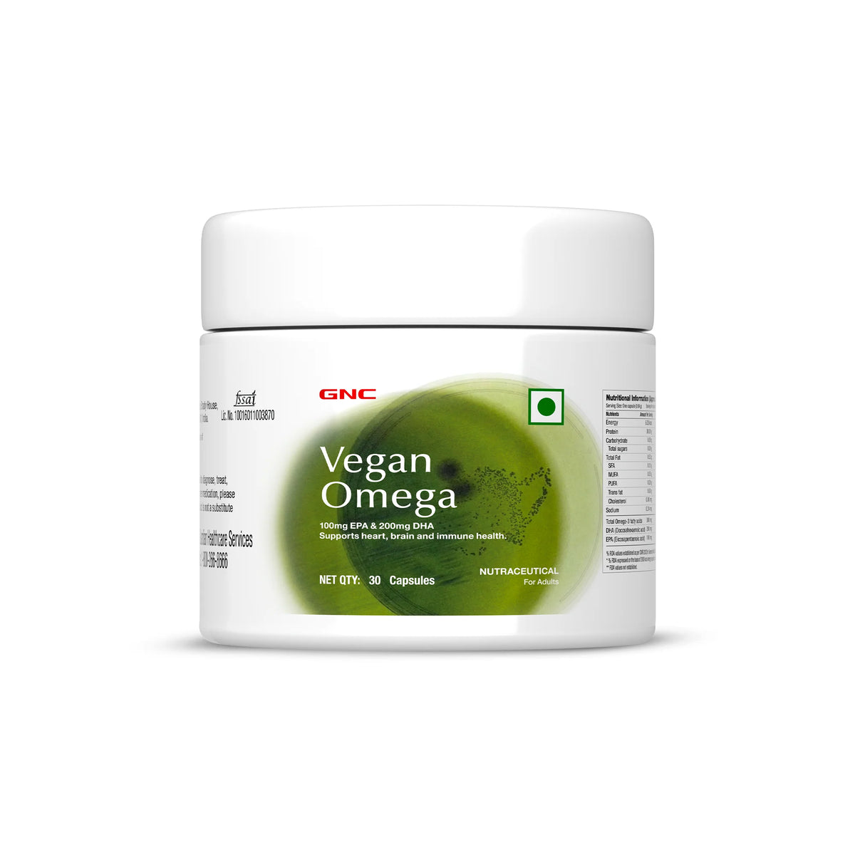 Gnc Vegan Omega 30 Capsules