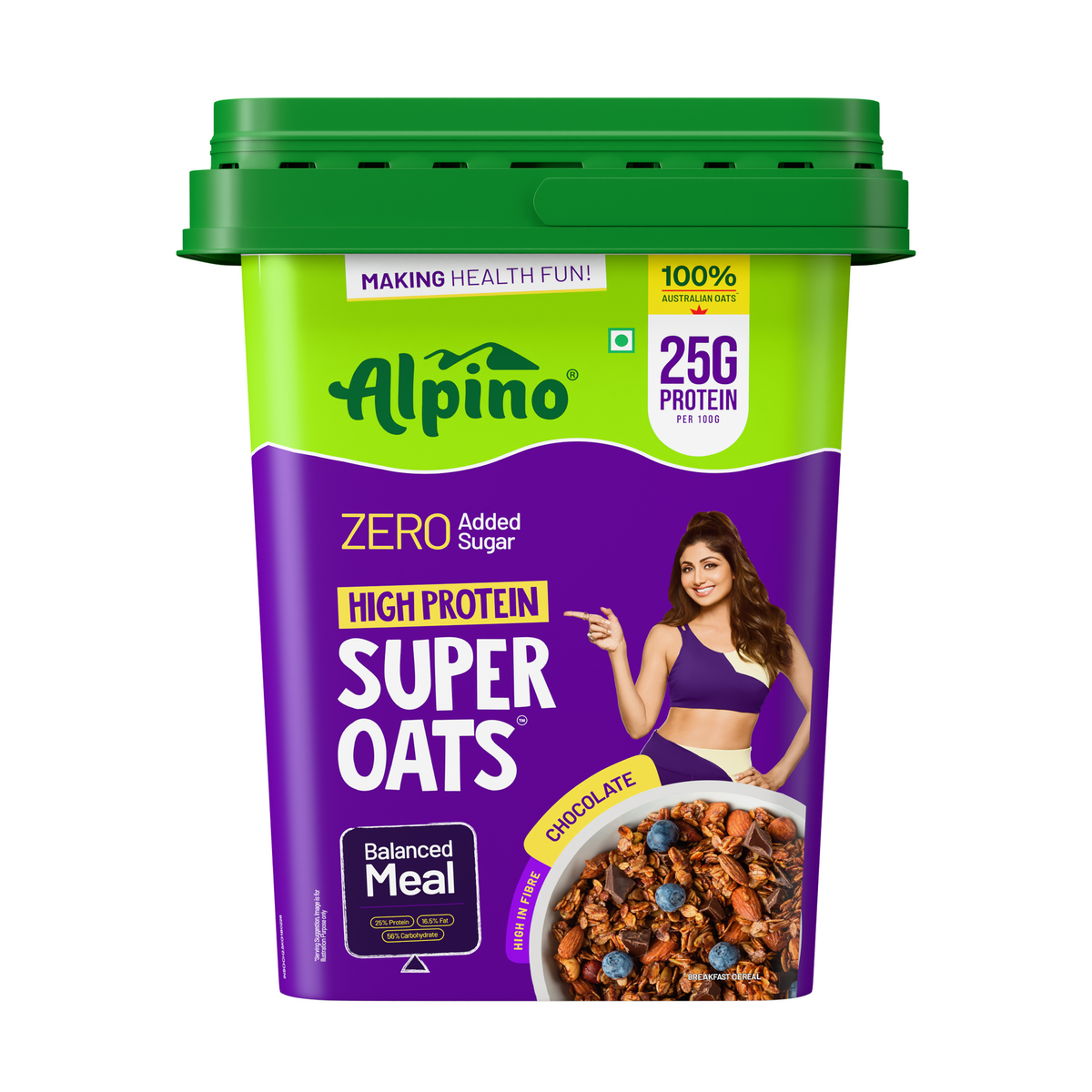 ALPINO HIGH PROTEIN SUPER OATS 2.5 KG CHOCOLATE