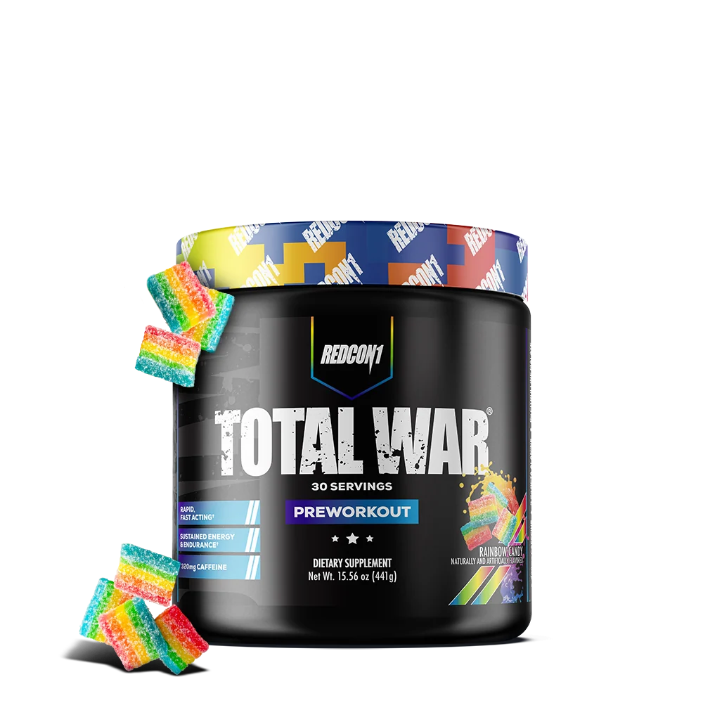 Redcon1 Total War Pre-Workout 435 Gm Strawberry Kiwi