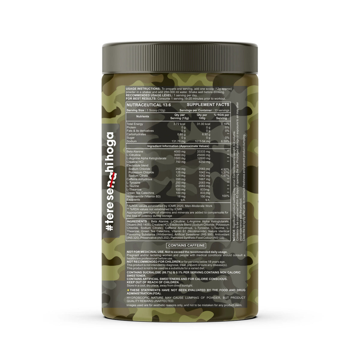 Big Flex Legendary Series Nuke Explosuve Pre-Workout 400 Gm Wild Berries