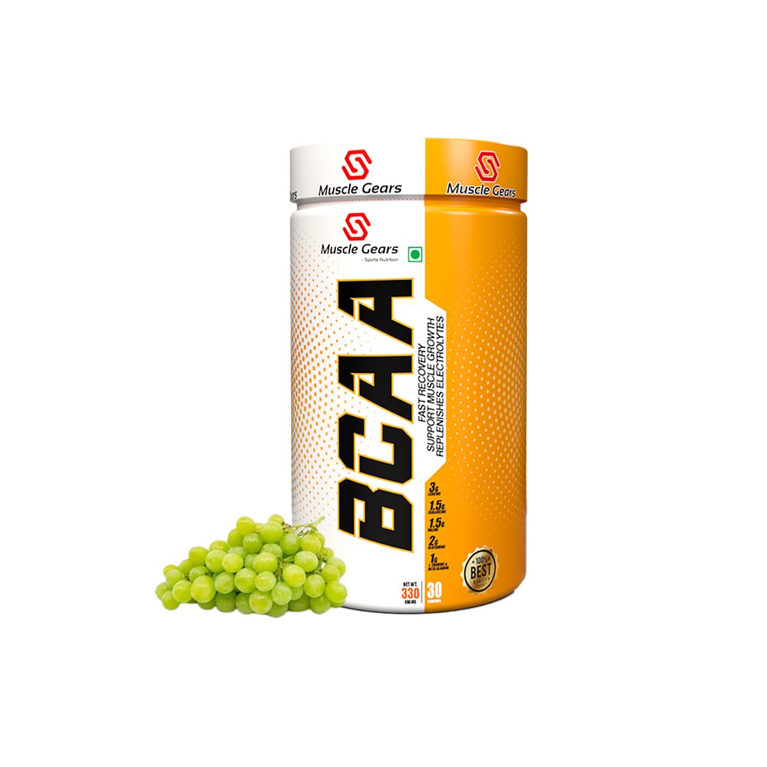 MUSCLE GEARS BCAA 330 GM GRAPE