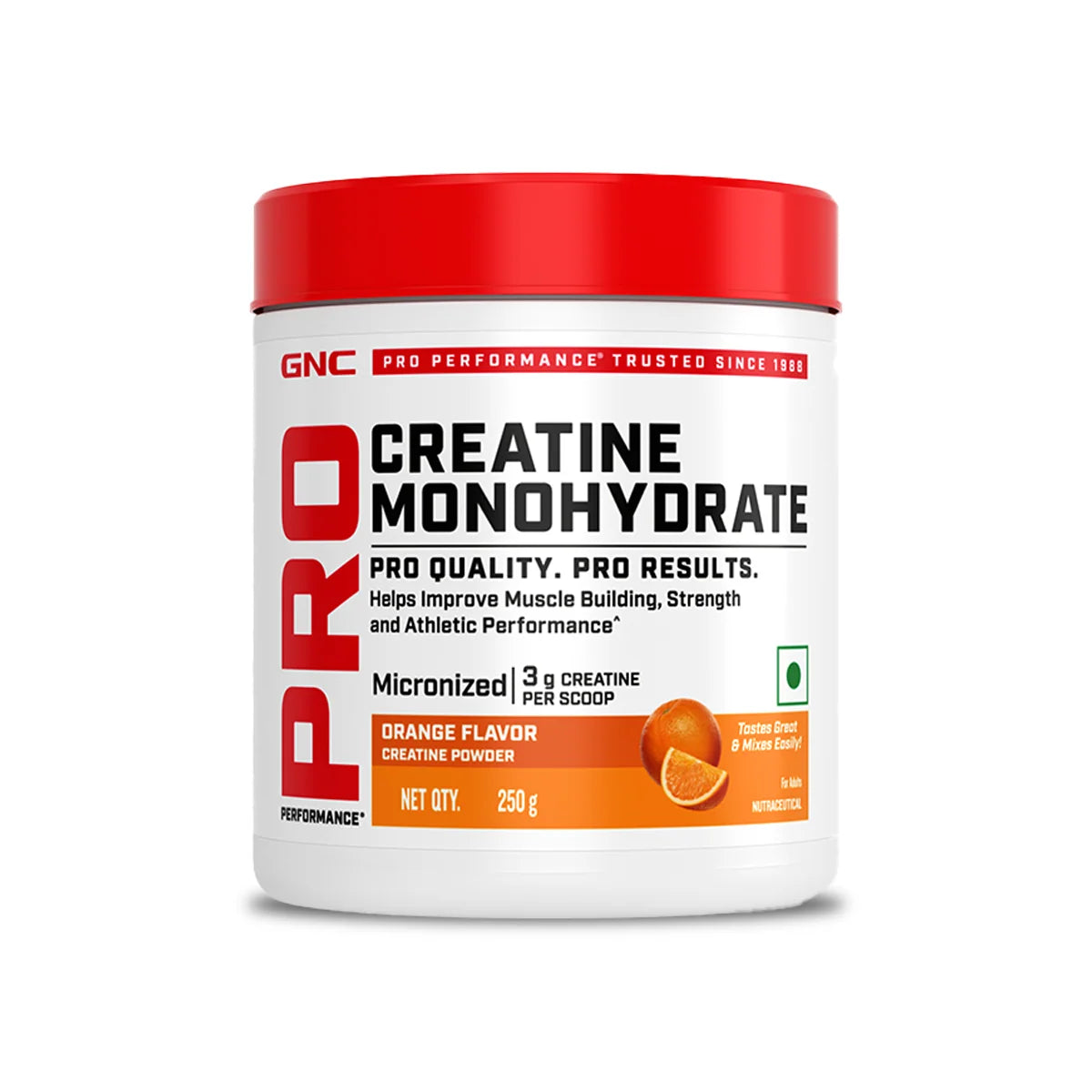 Gnc Pro Performance Creatine 250 Gm Orange