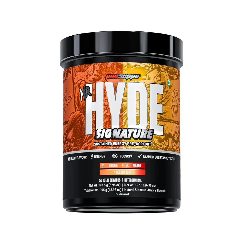 Prosupps Hyde Signature Pre-Workout 395 Gm Golden Rush - front