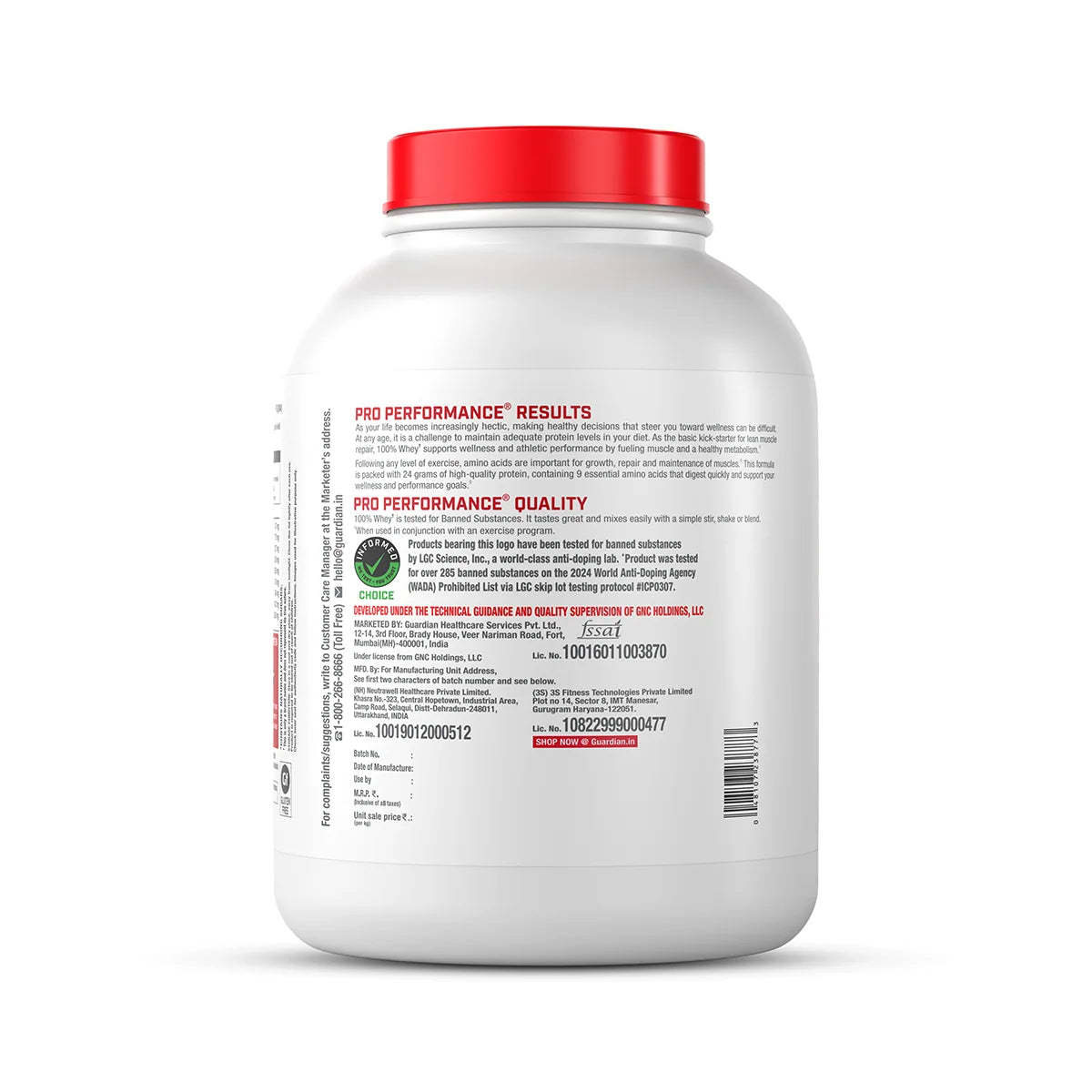 Gnc Pro Performance 100% Whey 1.81 Kg Cafe Mocha
