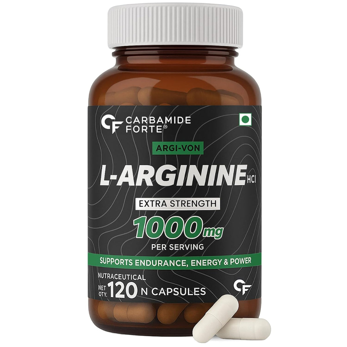 CARBAMIDE FORTE L-ARGININE HCL 1000 MG 120 CAPSULES
