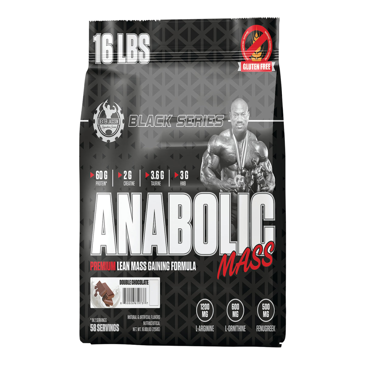 Dexter Jackson Anabolic Mass Gainer 16lbs Chocolate