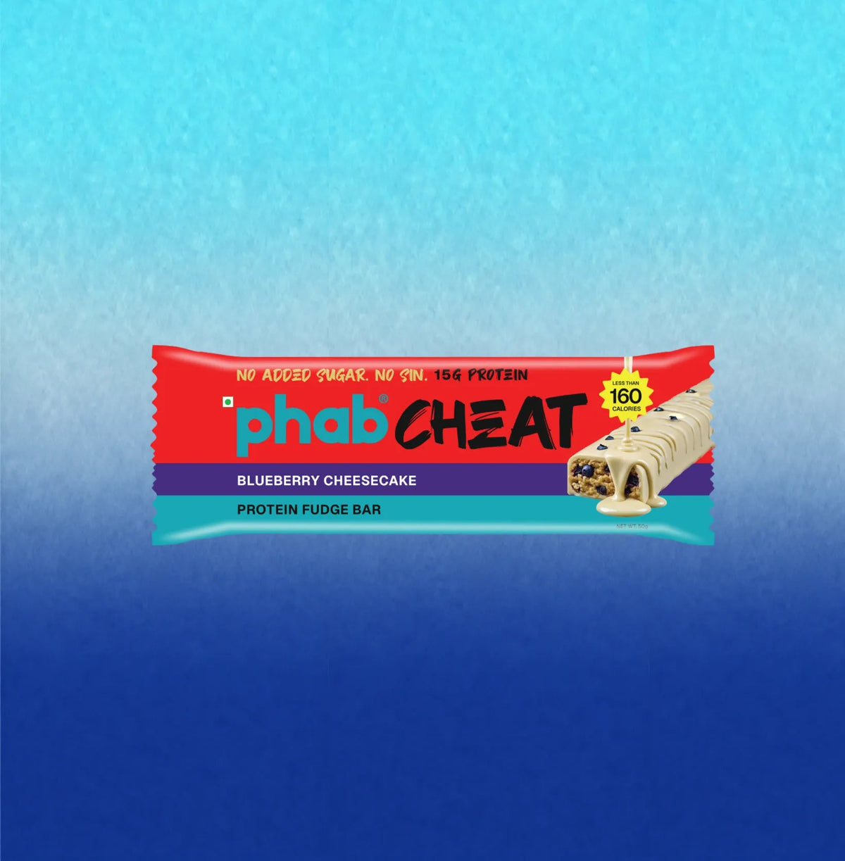PHAB CHEAT 50 GM BLUEBERRY CHEESECAKE