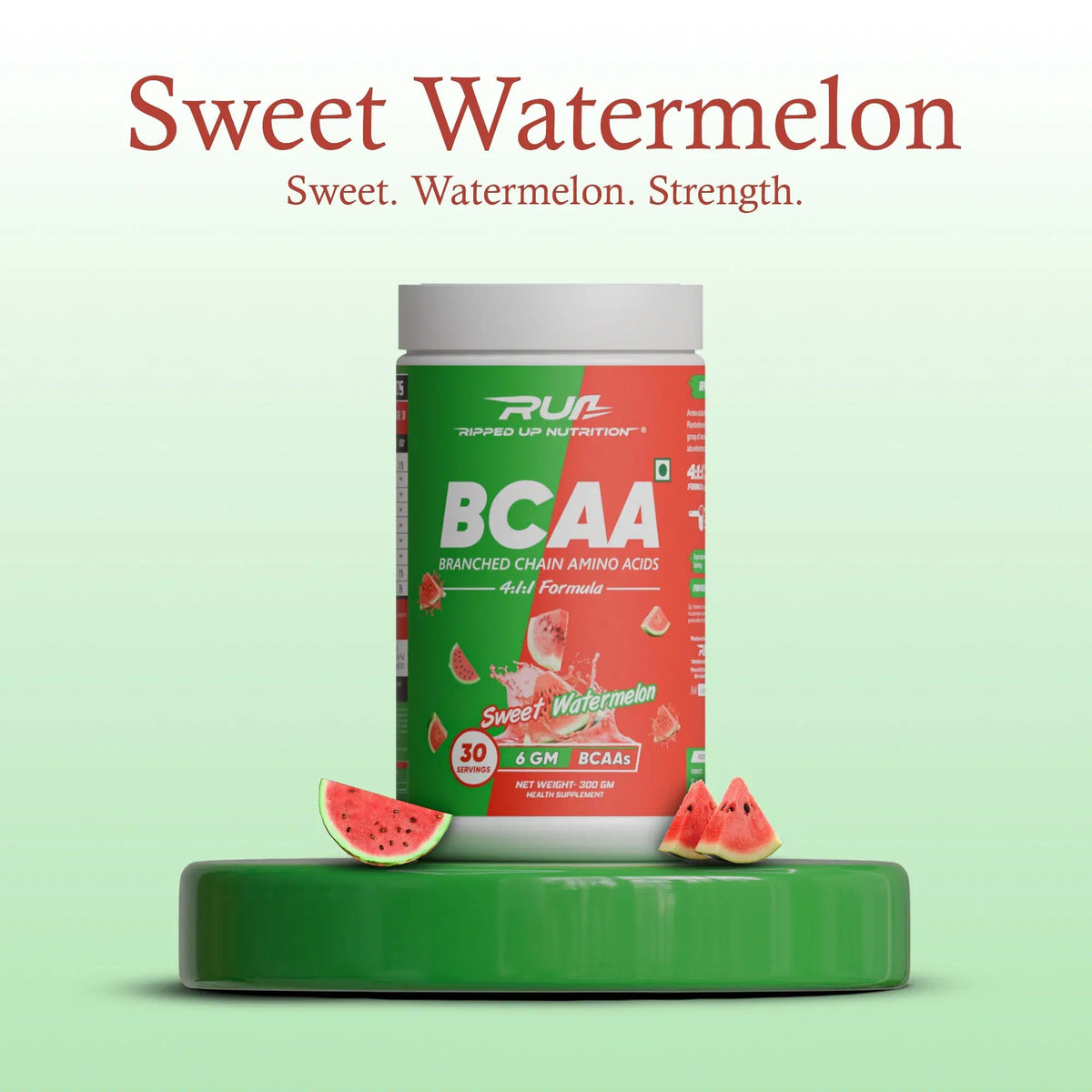 RIPPED UP NUTRITION BCAA 300 GM SWEET WATERMELON