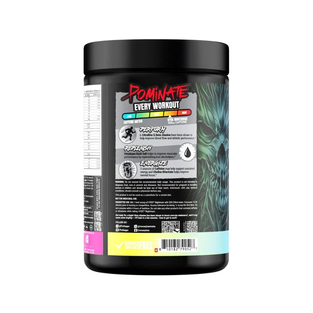 Prosupps Hyde Nightmare Pre-Workout 396 Gm Blueberry
